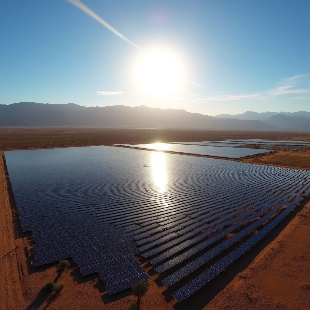 Paneles solares en Cuyo